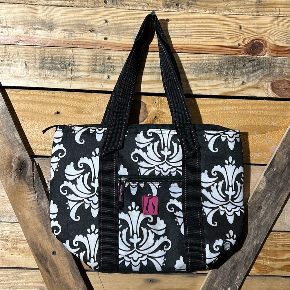 NWOT Olivet Black & White Lunch Bag